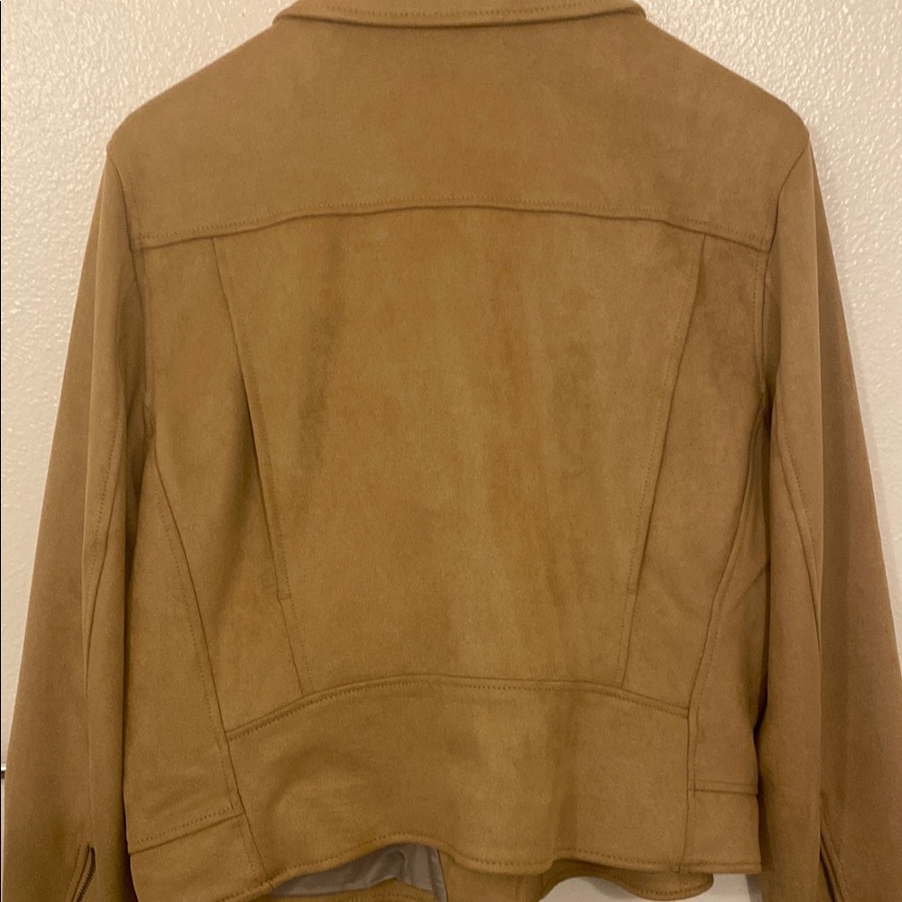 Banana Republic Tan Suede Moto Jacket - Picture 5 of 6